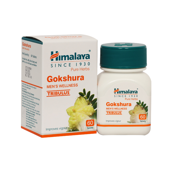 Himalaya Gokshura Tablets Pack Of (60 Tablets) INDIAN