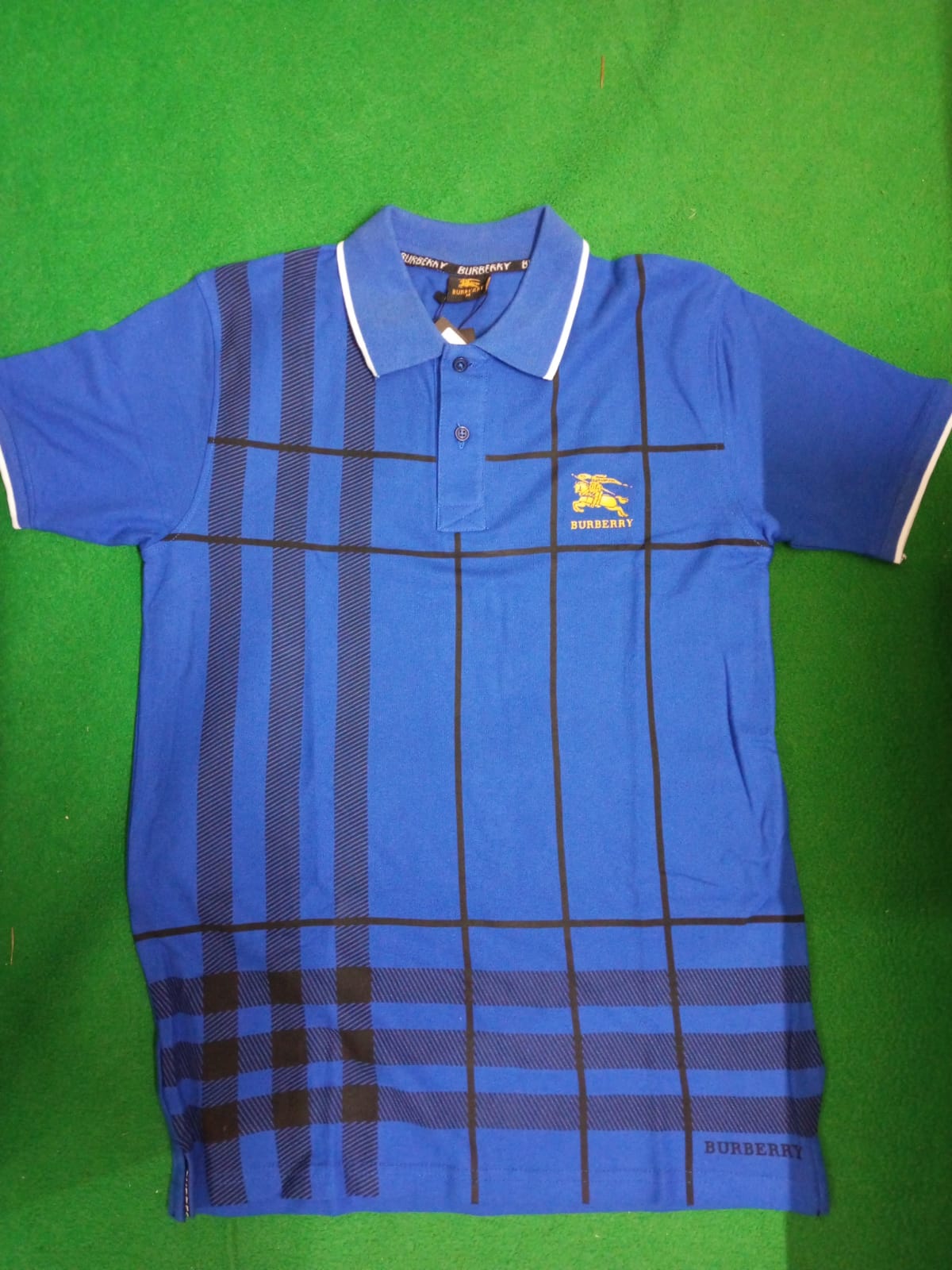 Burberry POLO T-Shirt - Blue Size - M