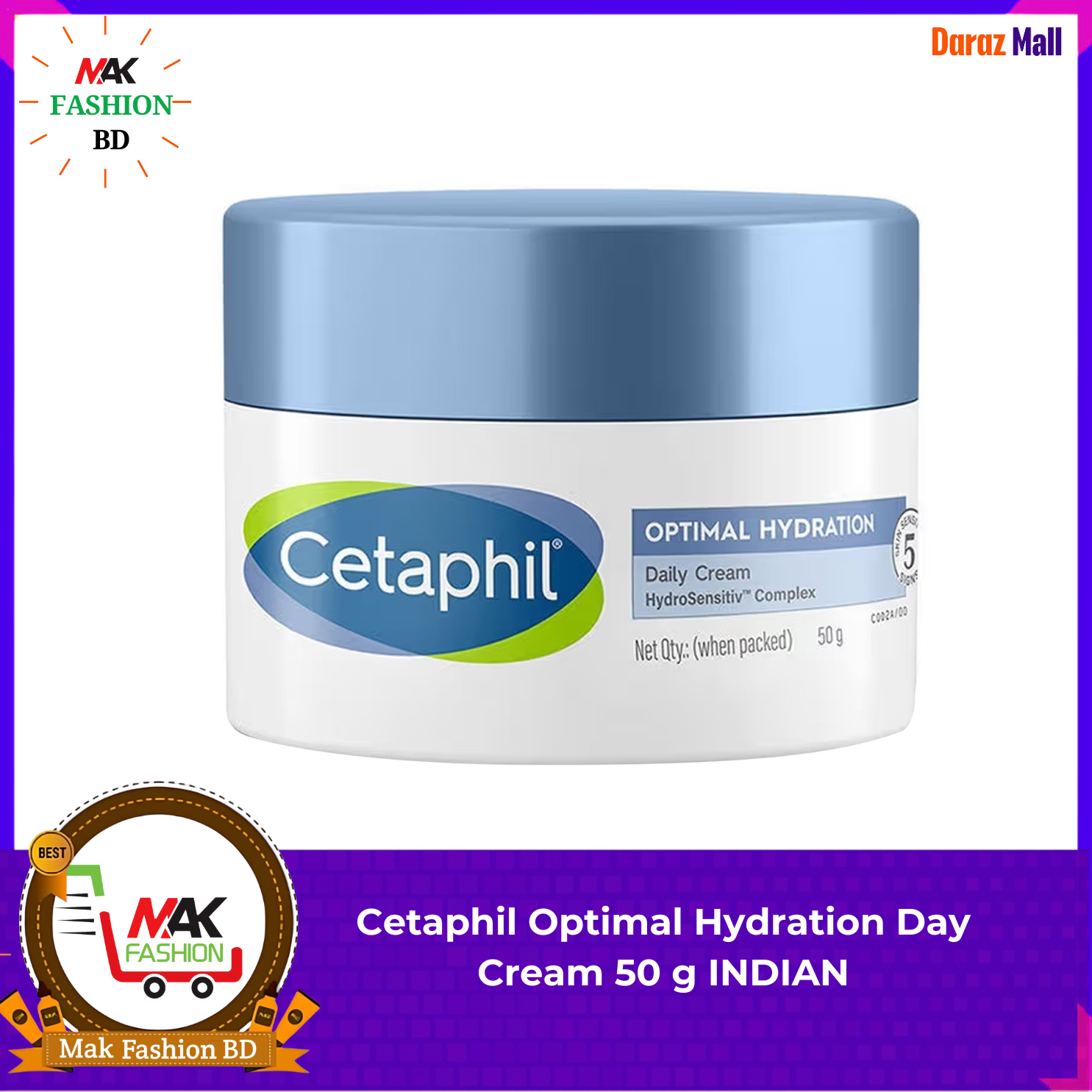 Cetaphil Optimal Hydration Day Cream 50g INDIAN 318646516