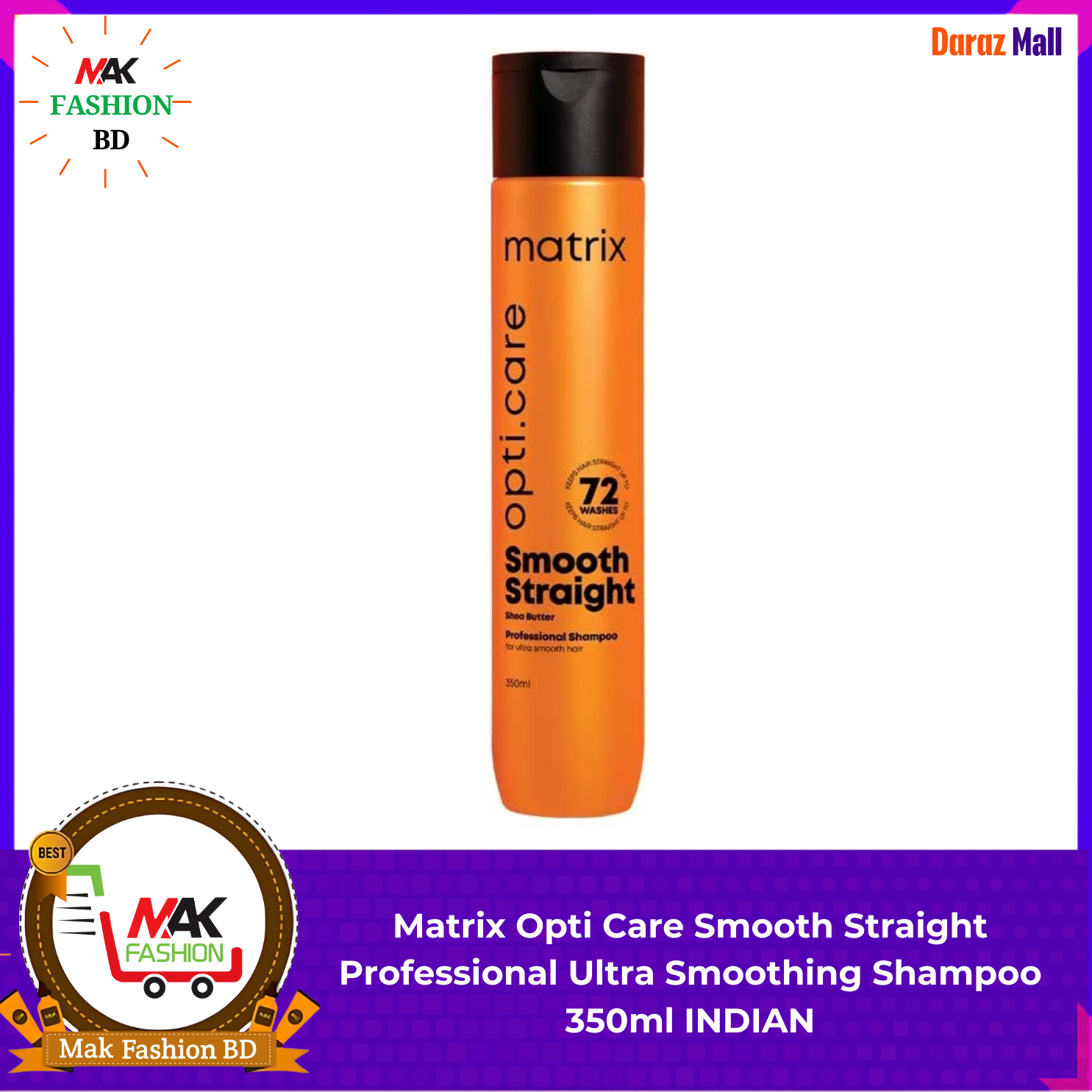 atrix Opti Care Smooth Straight Professional Ultra Smoothing Shampoo 350ml INDIAN 322029856