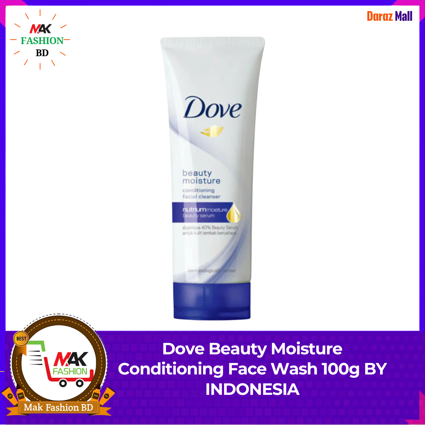 Dove Beauty Moisture Conditioning Face Wash 100g BY INDONESIA 428708772