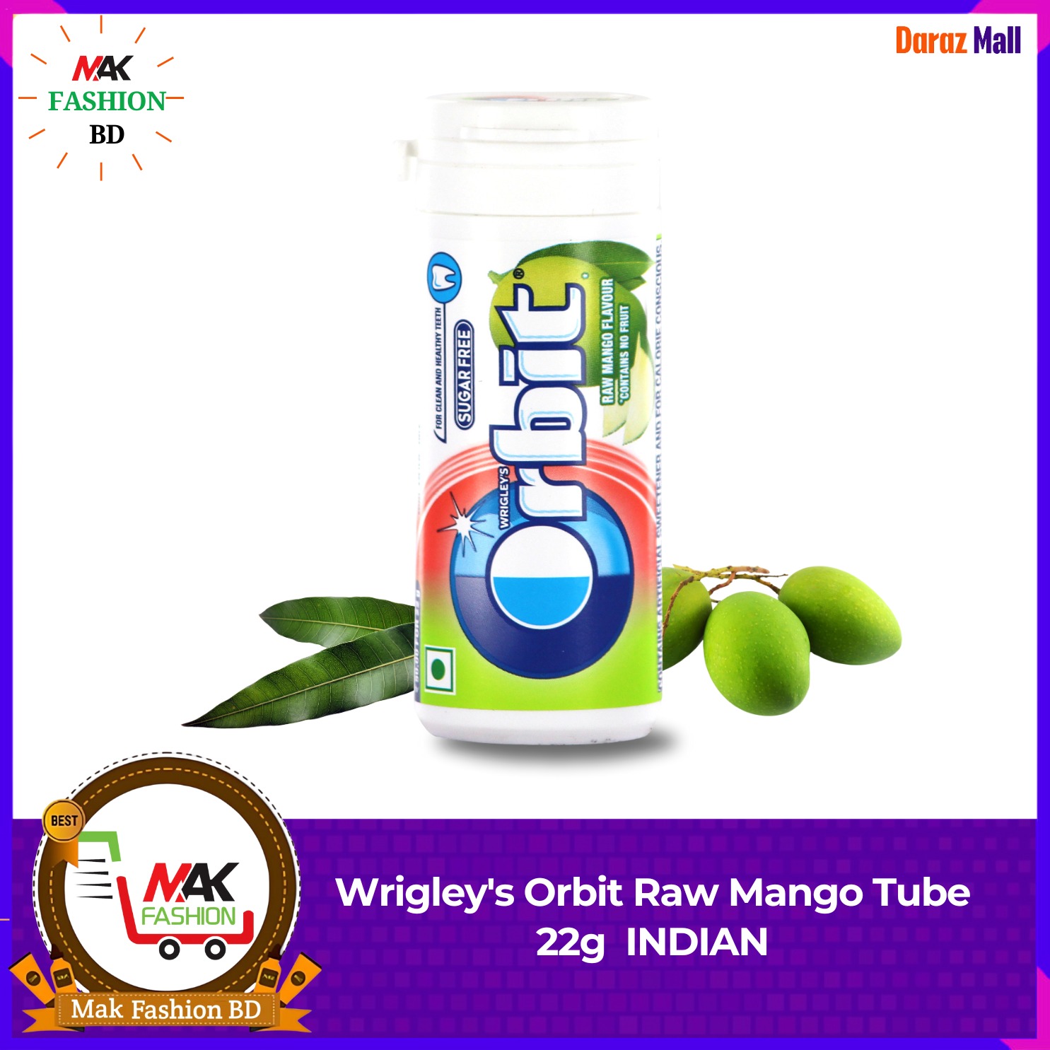 Wrigley's Orbit Raw Mango Tube 22g INDIAN  399434895