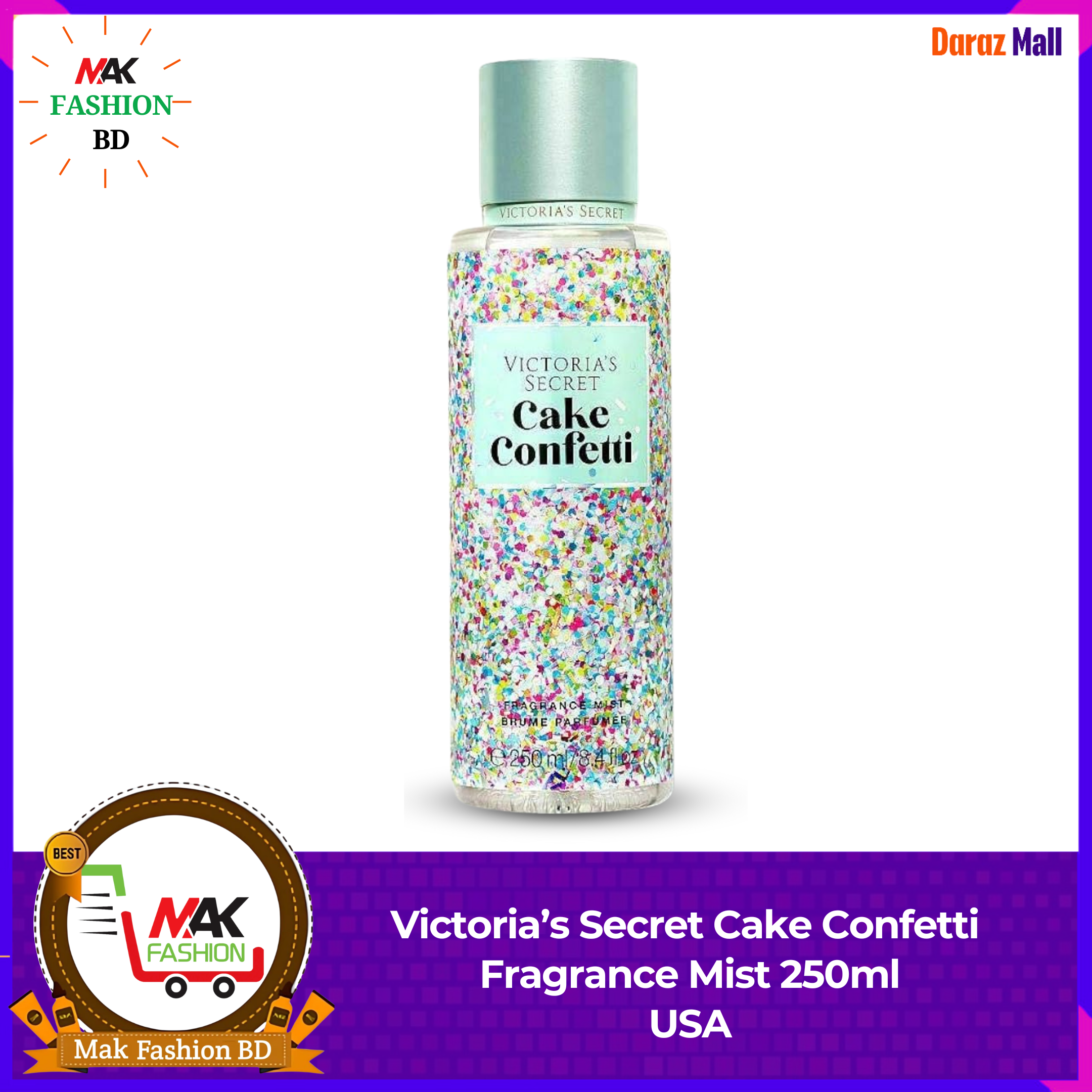 Victoria’s Secret Cake Confetti Fragrance Mist 250ml USA 529887952