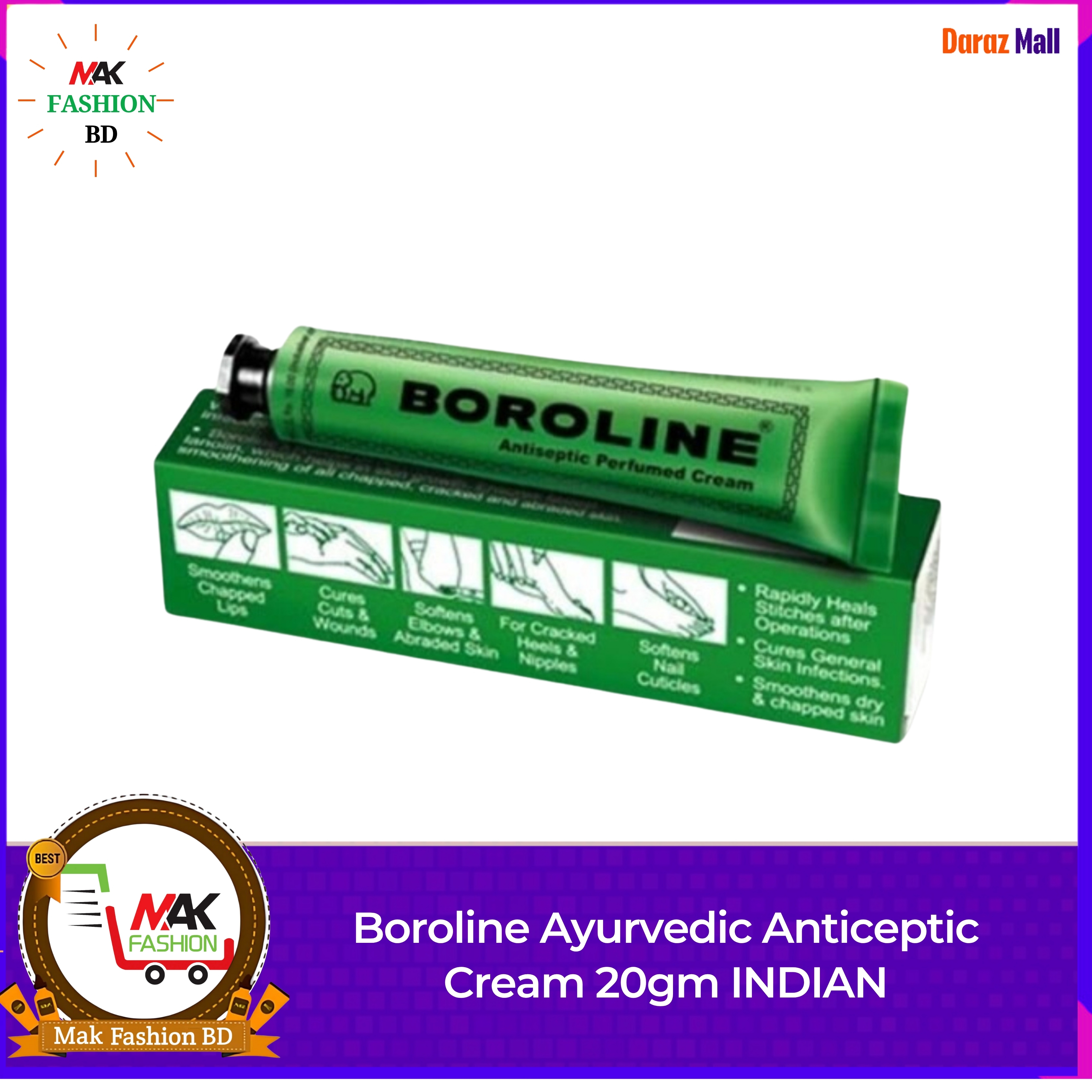 Boroline Ayurvedic Anticeptic Cream 20gm INDIAN 168900468